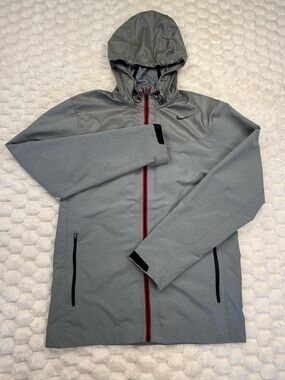 Nike Pro Training Sweatless Water Repellent Hooded Jacket Grey S